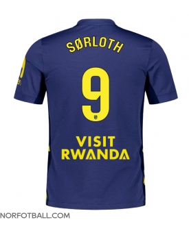 Billige Fotballdrakt Atletico Madrid Alexander Sorloth #9 Replika Bortedrakt 2025-26 Kortermet